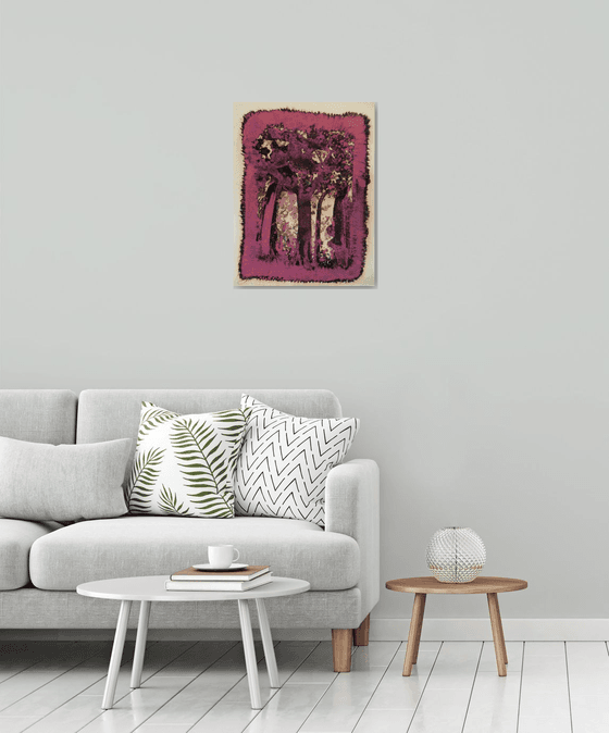 The forest, 65x50 cm