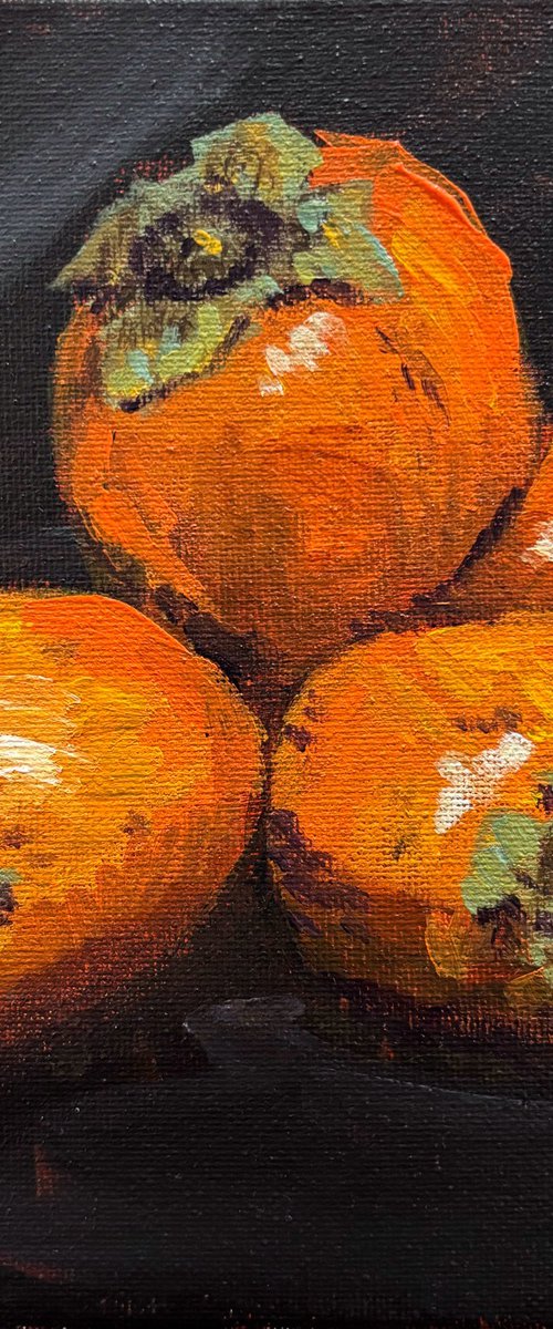 Orange Glow on Dark by Dmitry Fedorov