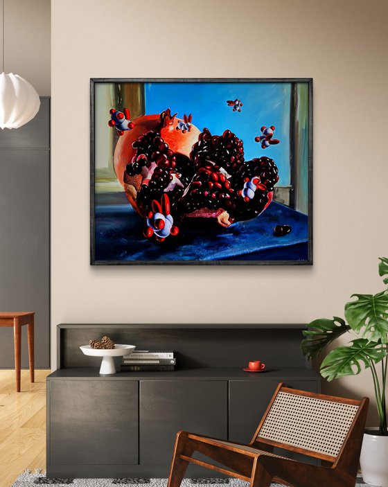 Enjoying the Pomegranate Fruit