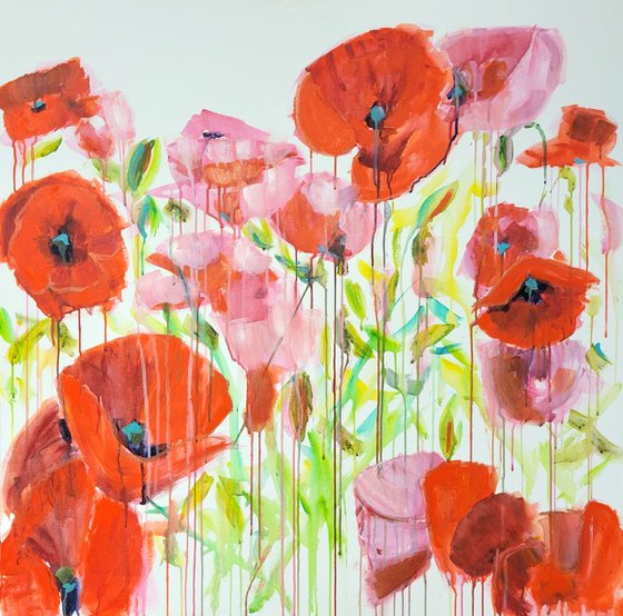 Red and Pink Poppy Party