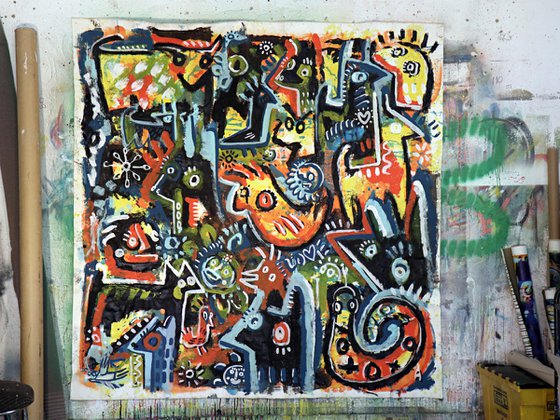 WILD LIFE 200x200cm