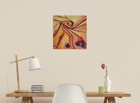 plums still life