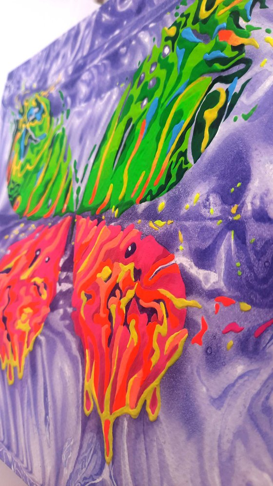 Set of 2 «Violet Dawn»