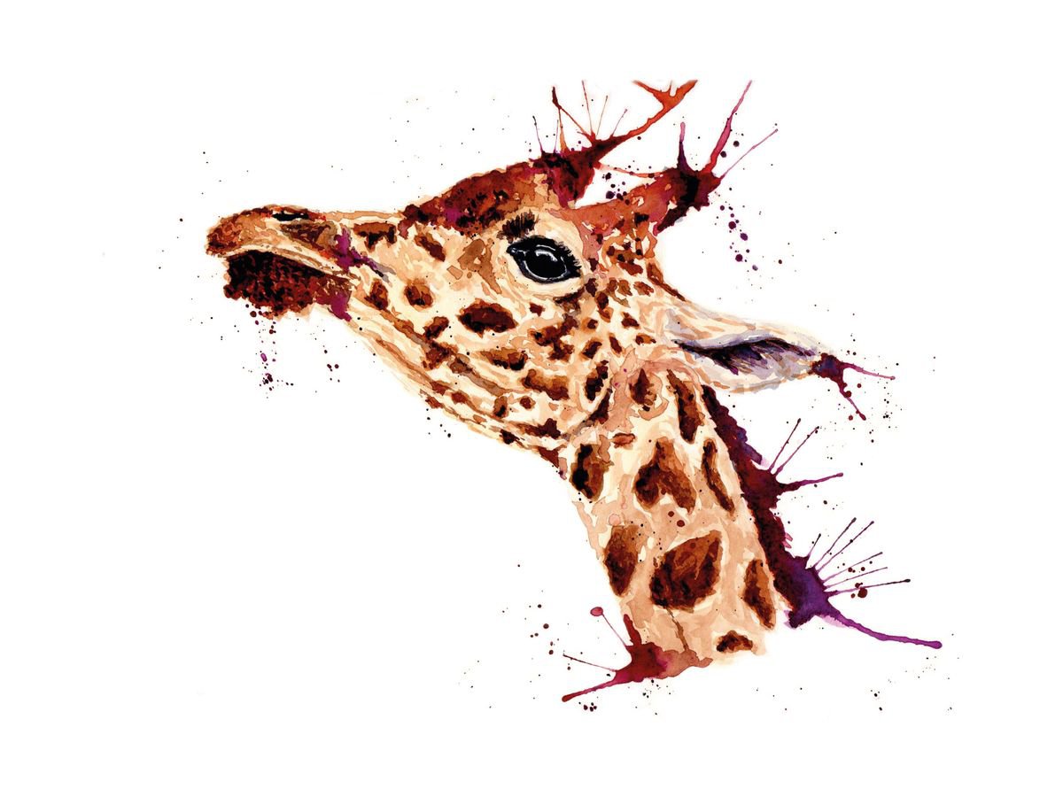 Abstract Giraffe by Katie Packer