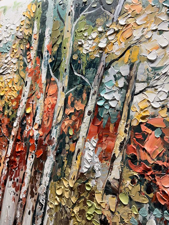 Glow Birches