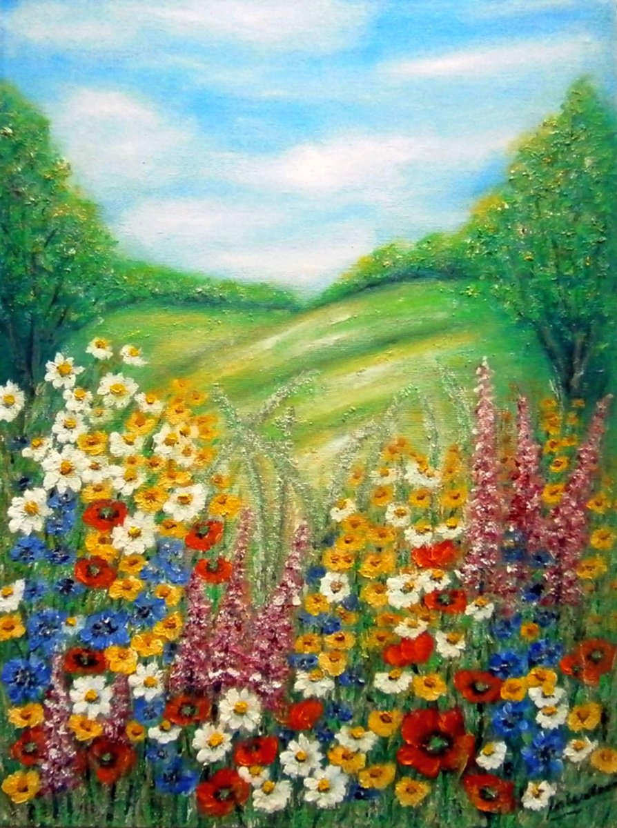 Meadow flowers 6 by Em�lia Urban�kov�