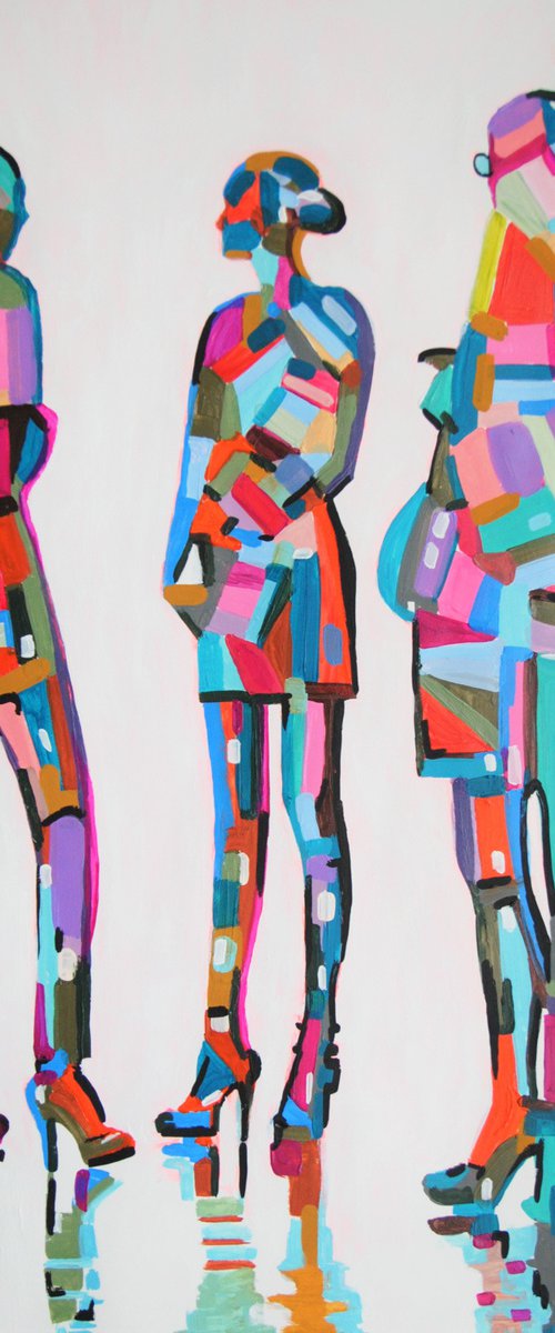 Night Club / 88 x 67 cm by Alexandra Djokic