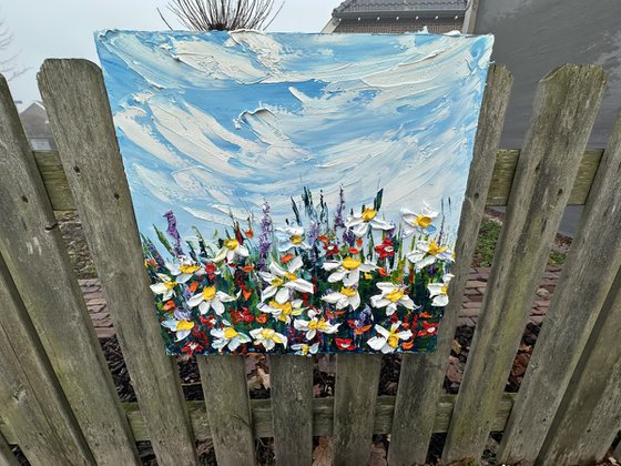 Wild Flowers deep impasto