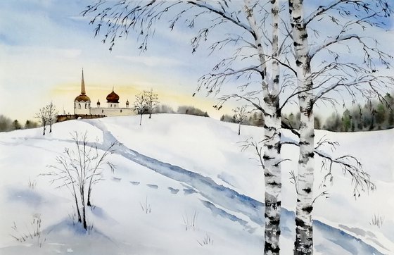 Winter Countryside landscape