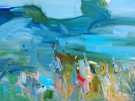 " evening on the lawn "