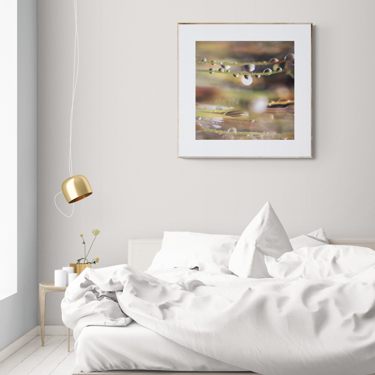 Mossy dreams of the forest - limited edition giclee print of art photo, warm colors by Inna Etuvgi