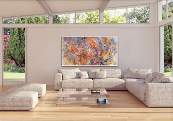 Dream Projection - Large Abstract Painting 95x172cm