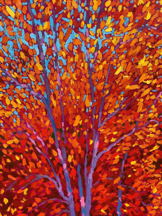 Fall in mountains