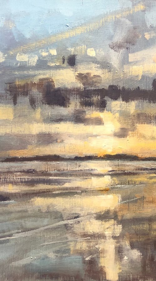 After sunrise, Holkham by Tom Cringle