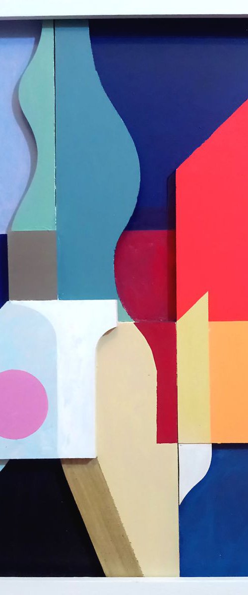 Venetian Walk (relief) by Liam Hennessy