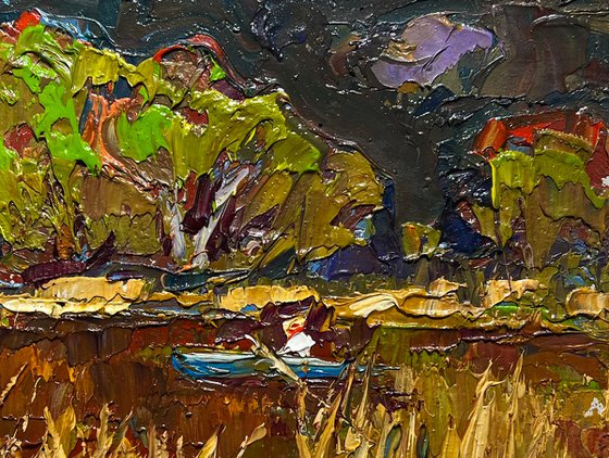 Going fishing after the rain