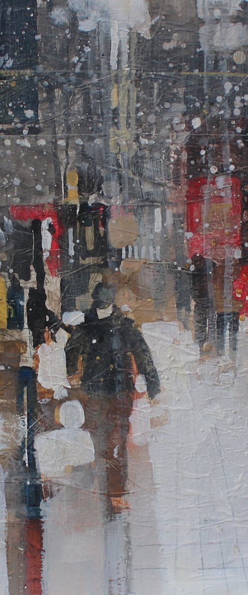 Winter snow, London by Julian Sutherland-Beatson