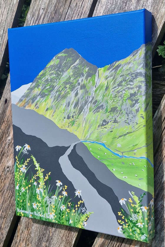 Yewbarrow from Black Sail Pass, The Lake District