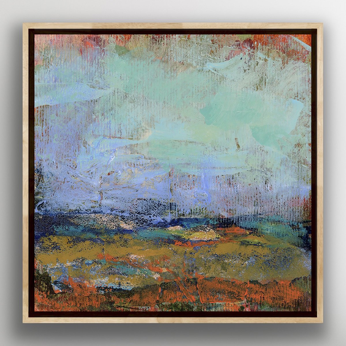 Abstract Giclee Print , Weather Or Not 2 By Melinda Macdonald, 14 X 14, Artwork For Sale On Artfinder