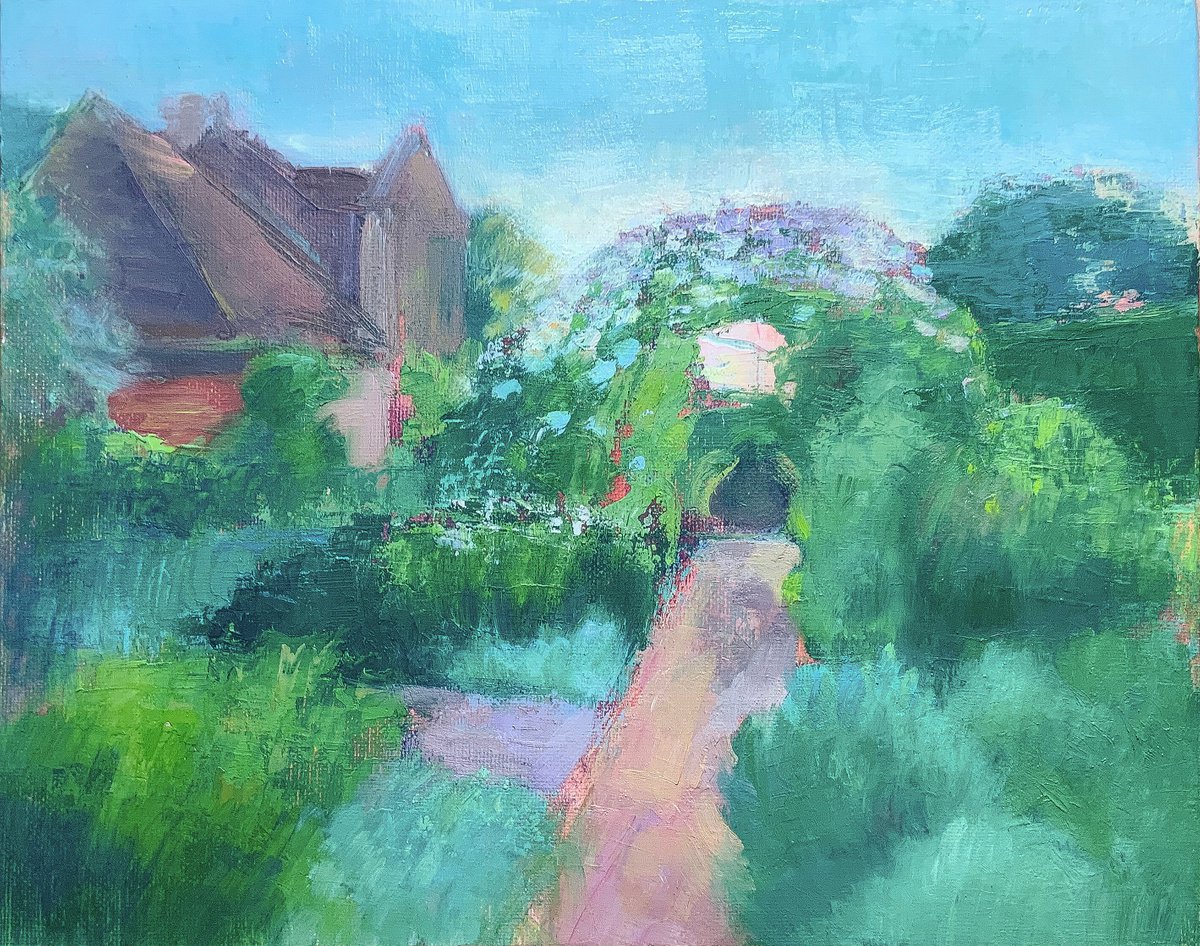 Sissinghurst, the White Garden. by Alexandra Morris