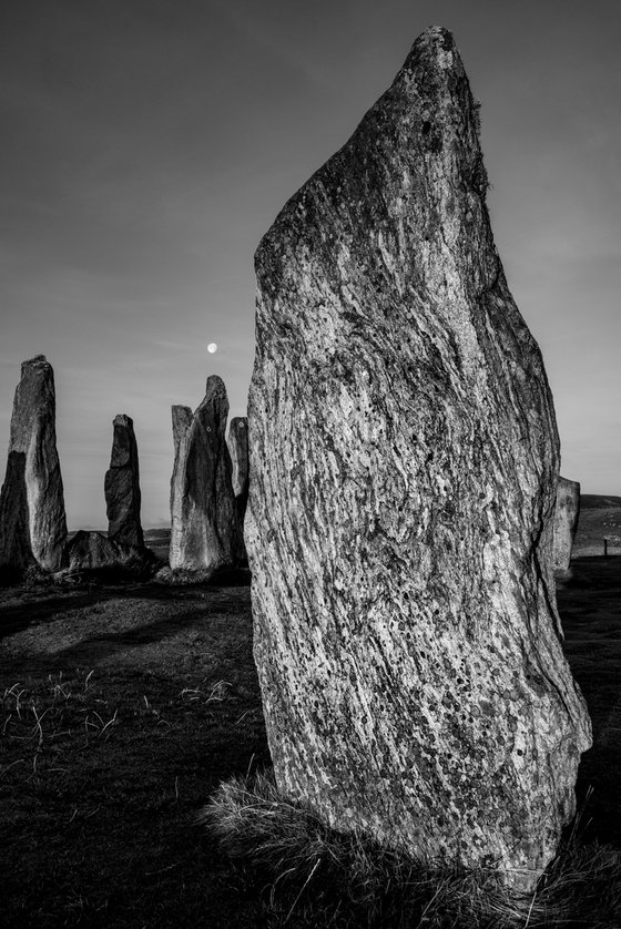 Standing Stones Moonrise - Callanish Isle of lewis