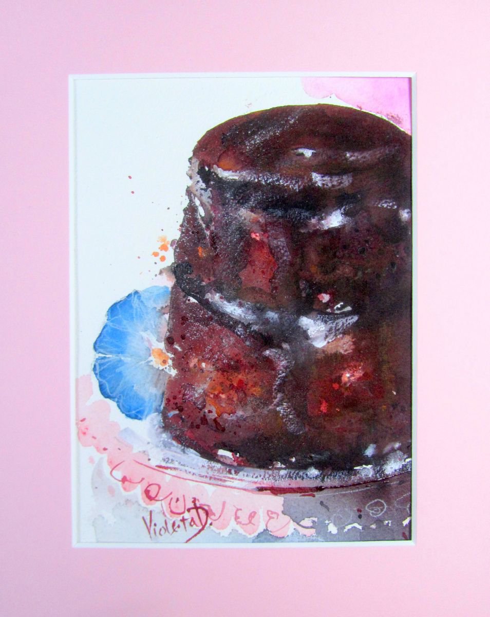 Chocolate Cake by Violeta Damjanovic-Behrendt