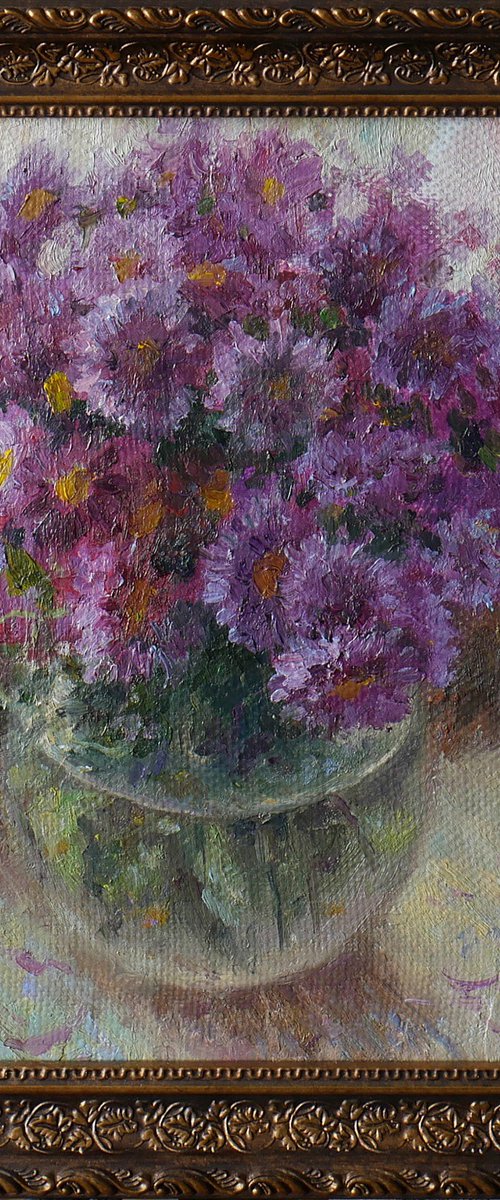 Purple Flowers by Nikolay Dmitriev