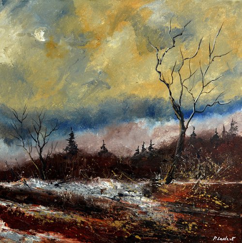 Moonshine in winter by Pol Henry Ledent