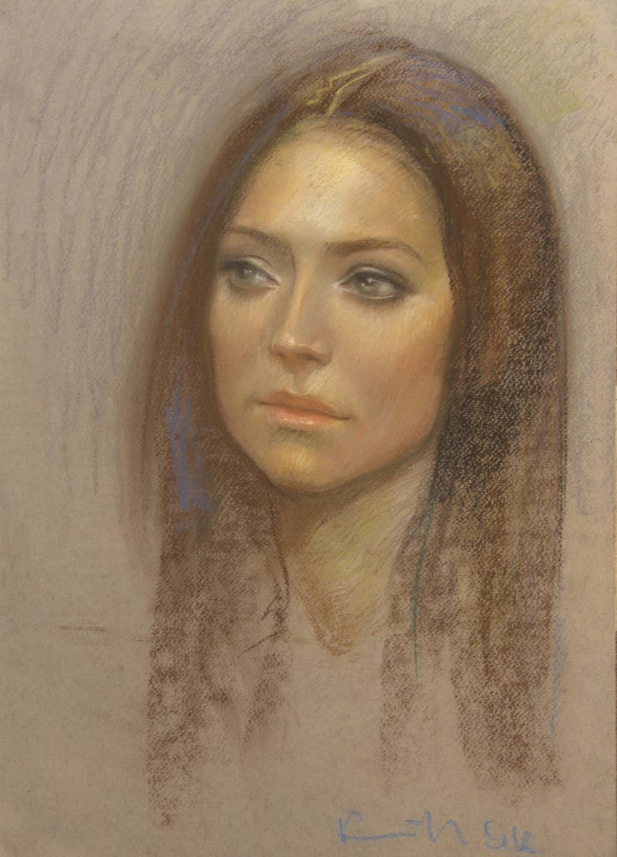 The portrait of Anastasia by Sergey Kostov