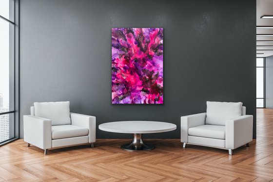 45''x 31"( 115 x 80 cm) VIOLET FLAME 13