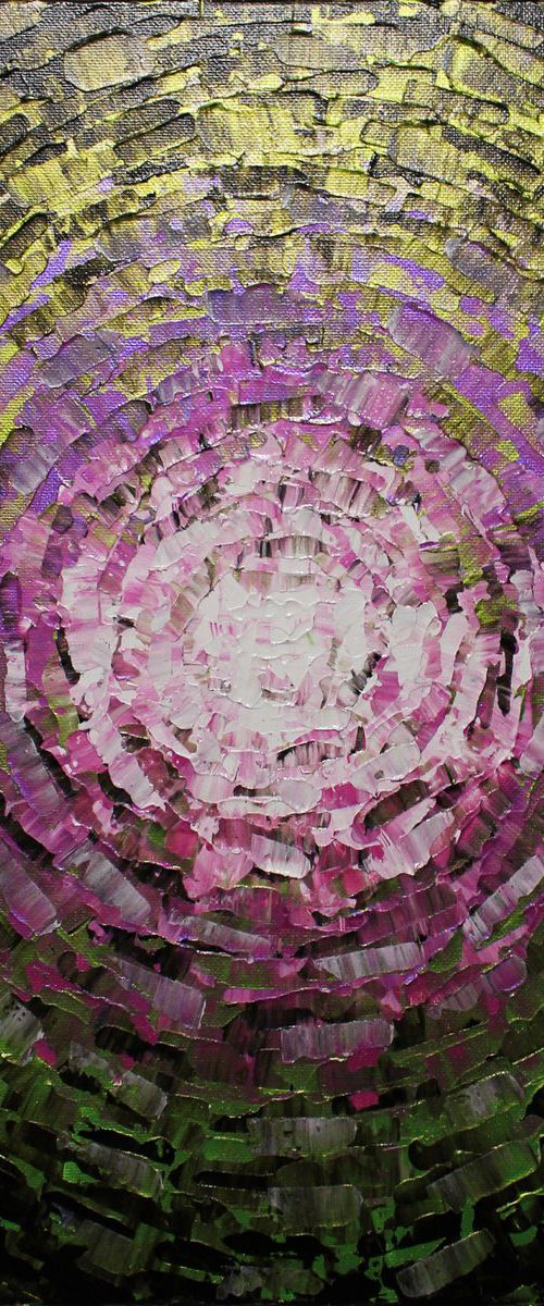 Shine of iridescent pink green glow by Jonathan Pradillon