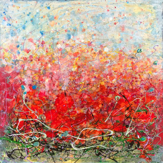 Field of Spring Poppies  #2by @OLenaArt