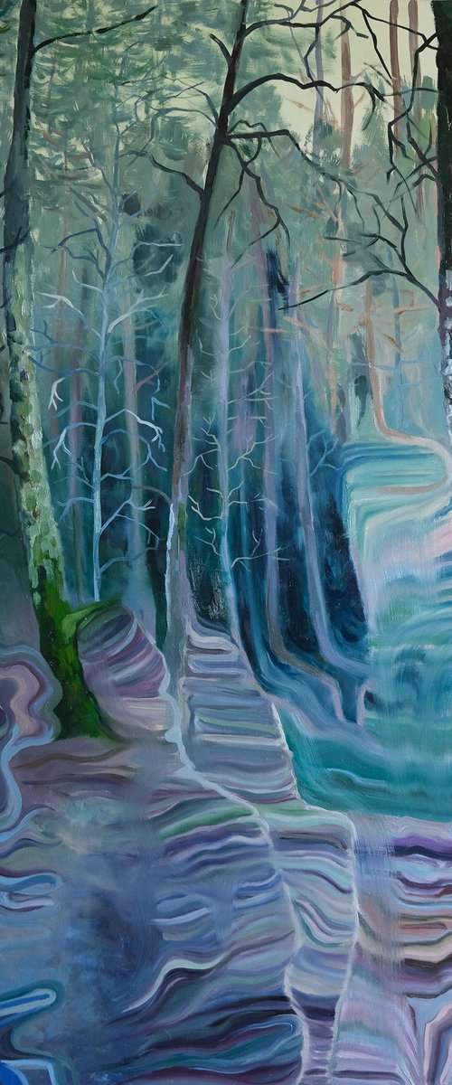 Forest breathing by Milda Valentiene