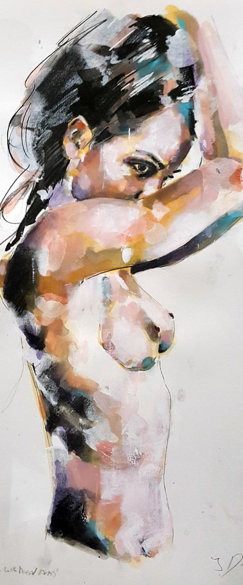 7-25-18 figure with raised arms by Thomas Donaldson