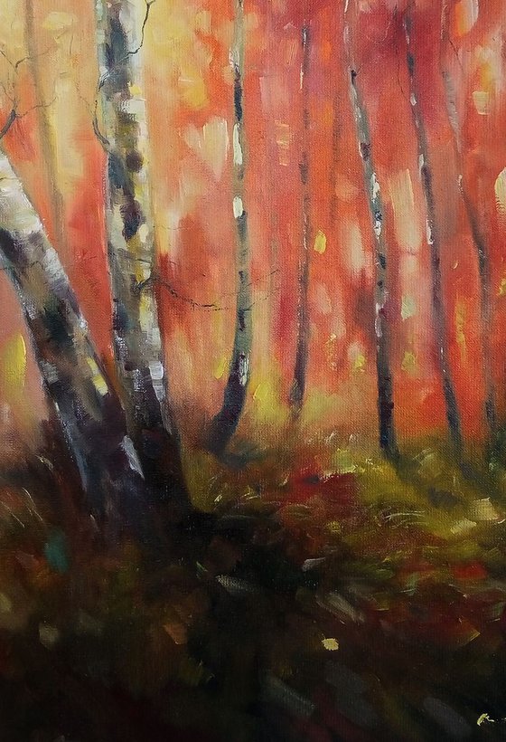 "Birch trees" by Artem Grunyka