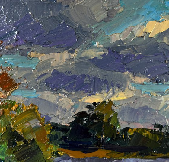 A Moment before the First Drop of Rain