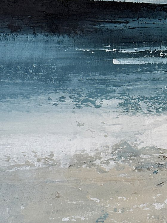 Large Abstract Seascape-Celestial Shoreline