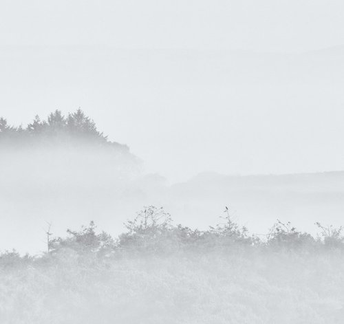 Misty Cornish Landscape by Paul Nash