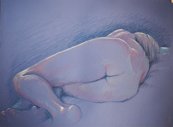 Reclined nude back