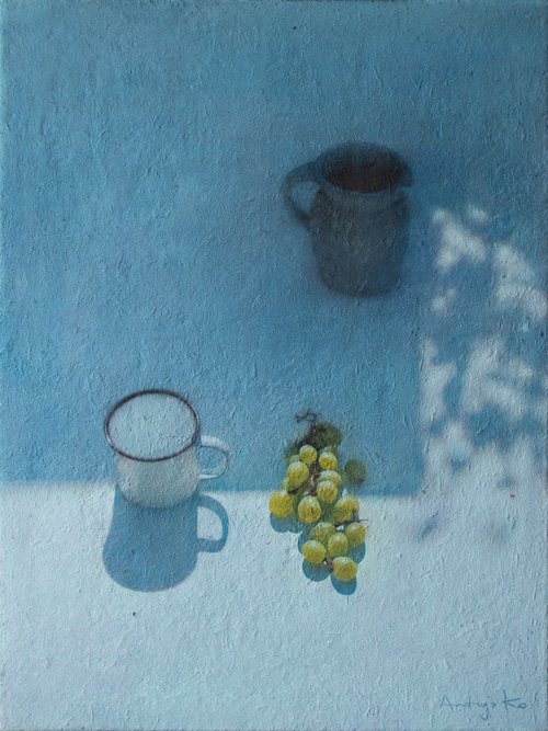The Sunny Morning with the Bunch of Grapes by Andrejs Ko