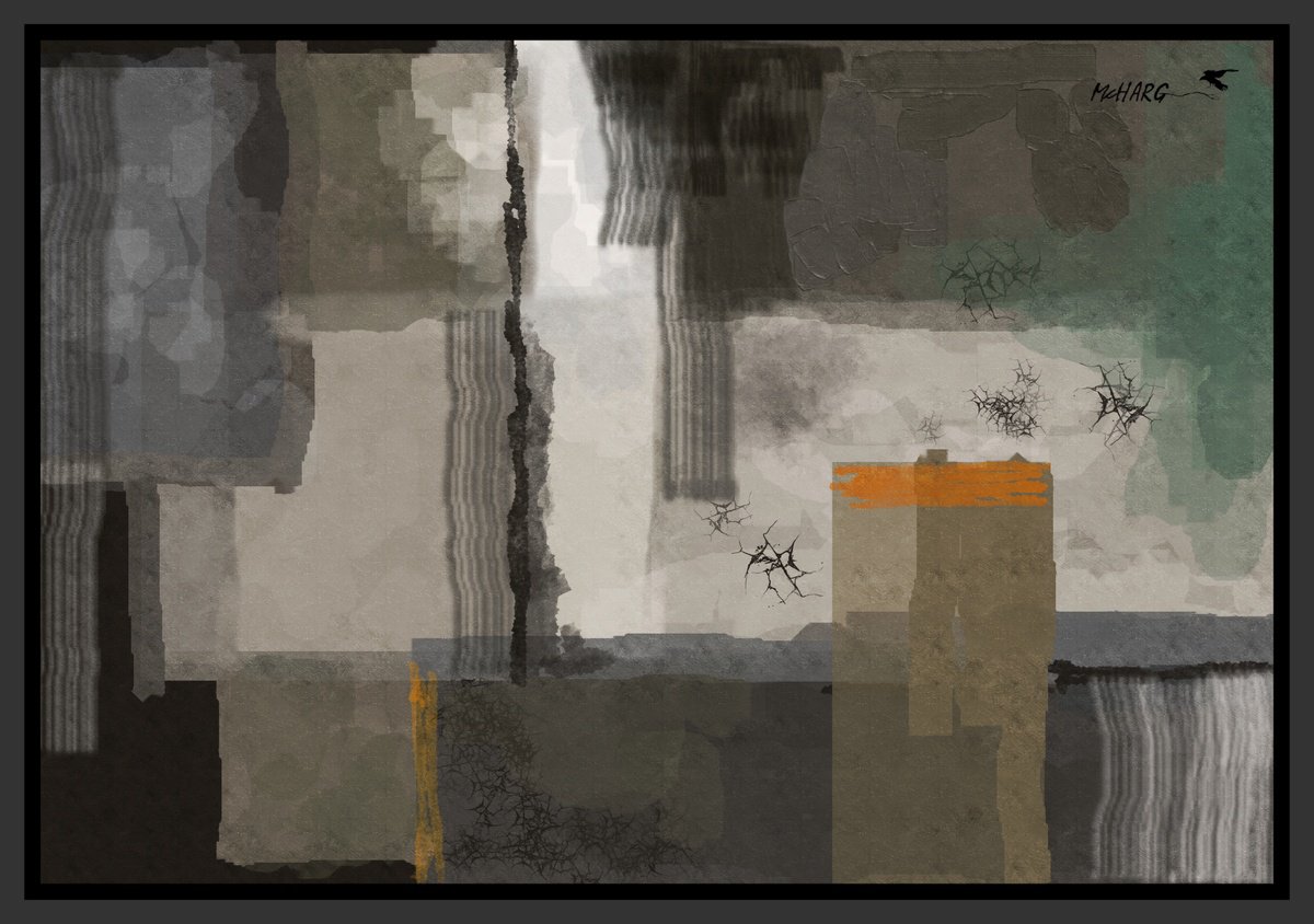 Impressionistic Portrait Painting By Joe Mcharg, 42 X 30, Abstract #8, Original Artwork