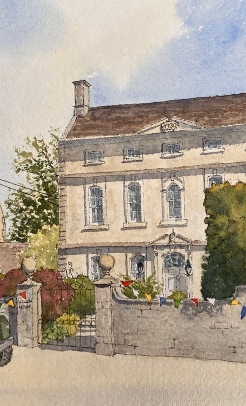 Willow House, Biddestone by JANE DENTON