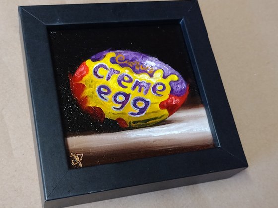Cadbury Creme egg still life