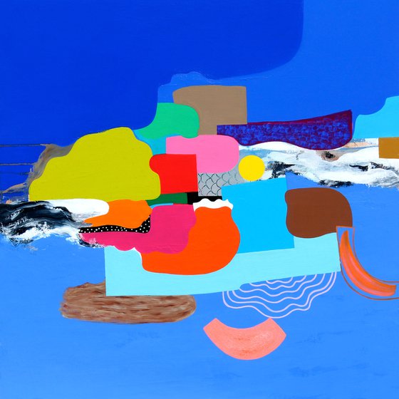 Summer adventure in blue