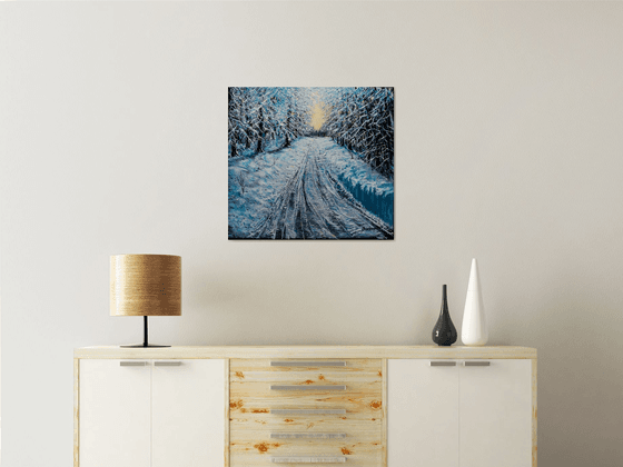 Frosty day before Christmas