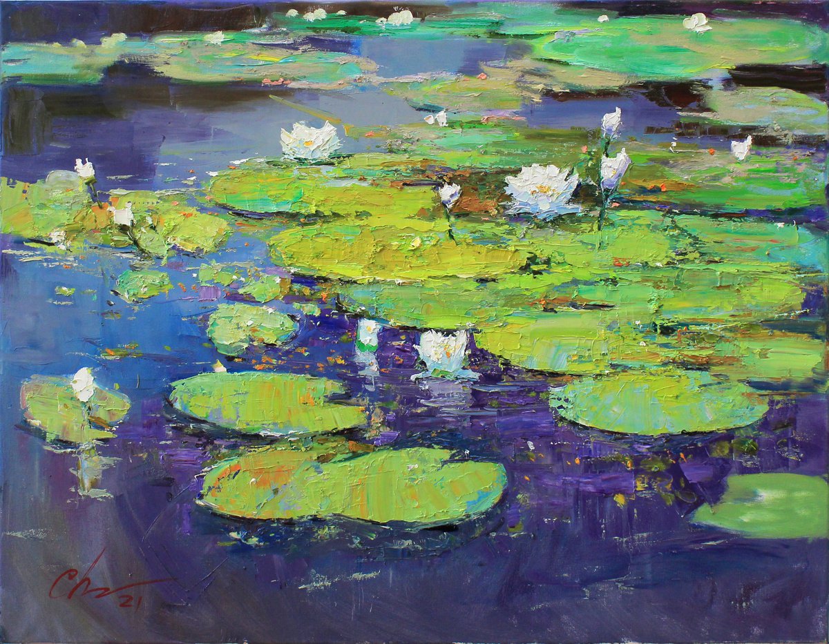 Water Lilies #7 by Sergei Chernyakovsky