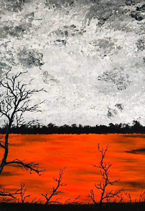 Sun in the lake 8 by Daniel Urbaník