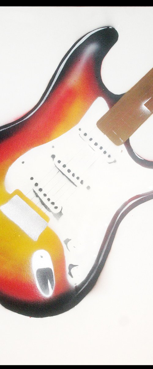 Strat (sunburst p). by Juan Sly