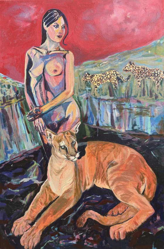 Jane with Panther