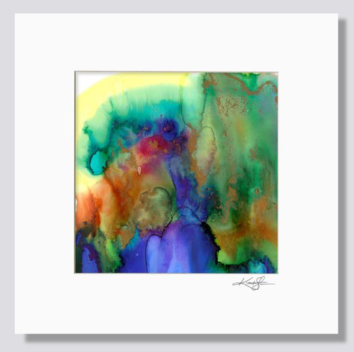 A Mystic Encounter 4 - Zen Abstract Painting by Kathy Morton Stanion by Kathy Morton Stanion